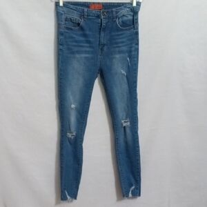 Wax Jean Classic Blue Skinny Jeans